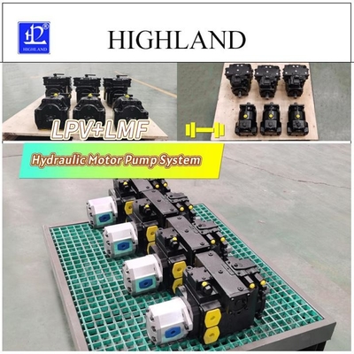 Manual Loading Hydraulic Motor Pump System High Efficiency