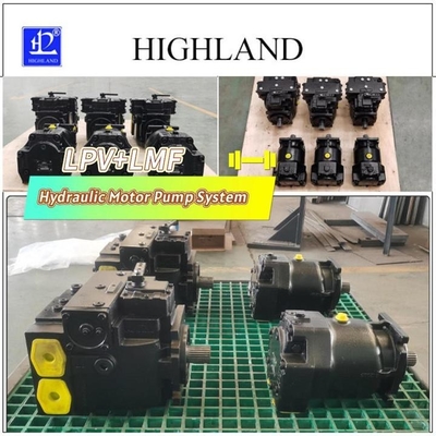 Manual Loading Hydraulic Motor Pump System High Efficiency