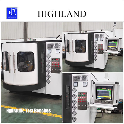 Ship Hydraulic Test Machine Customization 500 L/Min Flow Rate HIGHLAND Testing Equipment