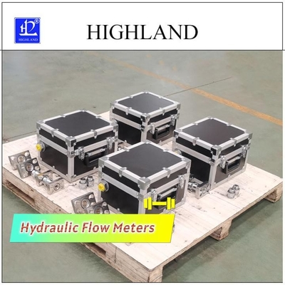 High Pressure Hydraulic Flow Meter 500L/Min Max Pressure 420 Bar