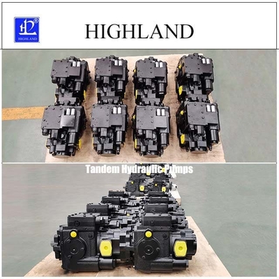 Black Variable Displacement High Pressure Piston Pump Industrial Applications