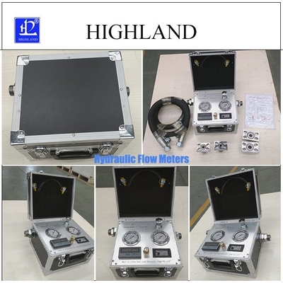 High Performance Hydraulic Flow Meter For Precise Pressure Control Data Display HIGHLAND