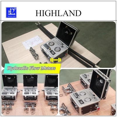 High Performance Hydraulic Flow Meter For Precise Pressure Control Data Display HIGHLAND