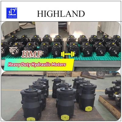 Heavy Duty HMF90 Hydraulic Motors Cast Iron Housing Easy Maintenance High Torque
