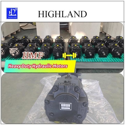 Heavy Duty HMF90 Hydraulic Motors Cast Iron Housing Easy Maintenance High Torque