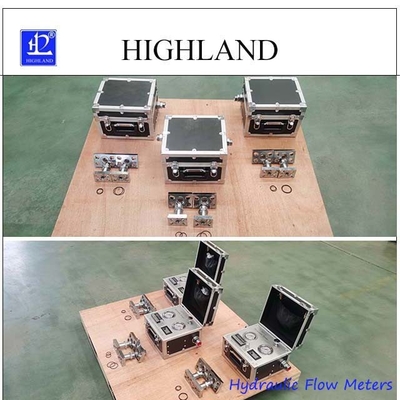 420 Bar Max Pressure Hydraulic Flow Meters for Test Flow Rate -20C to 150C