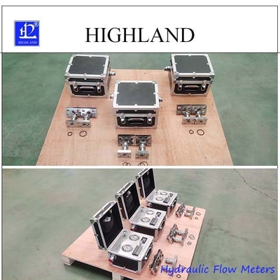 420 Bar Max Pressure Hydraulic Flow Meters for Test Flow Rate -20C to 150C