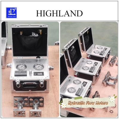 420 Bar Max Pressure Hydraulic Flow Meters for Test Flow Rate -20C to 150C