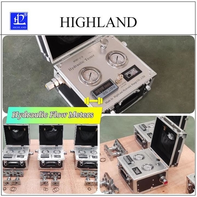 Max Pressure 420 Bar Accurate Hydraulic Flow Meters With Data Display