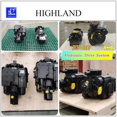 97% Efficiency Cast Iron Hydraulic Motor Pump System Manual Loading