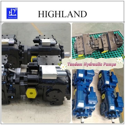 Variable Displacement Hydraulic Piston Pump For Skid Steer Loaders Black