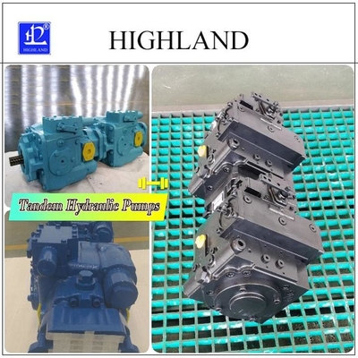 Variable Displacement Hydraulic Piston Pump For Skid Steer Loaders Black