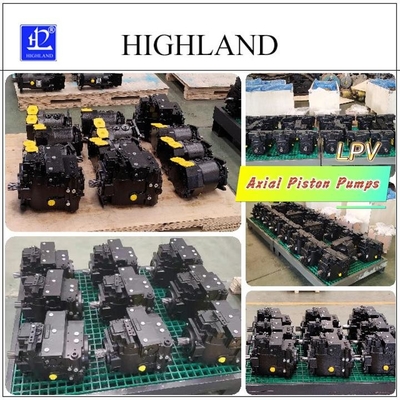 Cast Iron Hydraulic Transmission Piston Pump For Black Color With High Pressure Capability