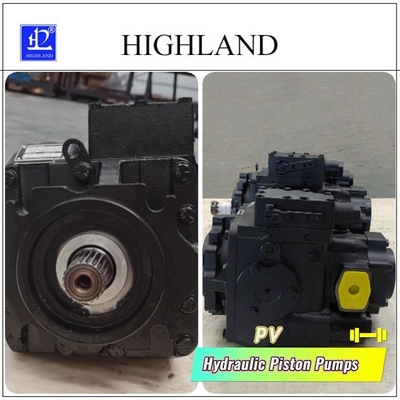 Black Hydraulic Piston Pump With Variable Displacement For Agriculture Industry