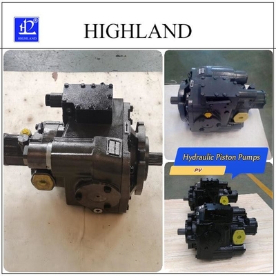 Hydraulic Transmission Principle Hydraulic Piston Pumps Rated Pressure 35Mpa