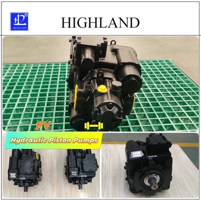 Hydraulic Transmission Principle Hydraulic Piston Pumps Rated Pressure 35Mpa