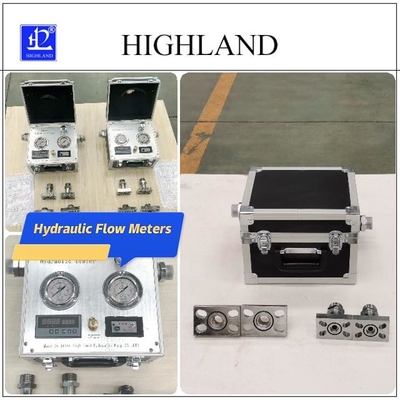 Snow Car Hydraulic Flow Meters With Max Pressure 420 Bar Removable