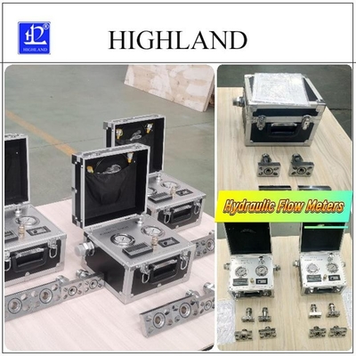 High Pressure  Hydraulic Flow Meter For Snow Car Operation HIGHLAND Design