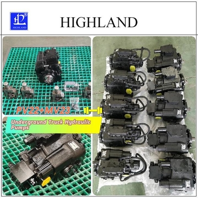 Hydraulic Components Underground Truck Hydraulic Pumps Cast Iron Housing Patent Certified