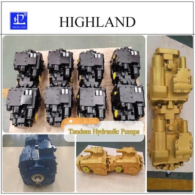 Variable Displacement Tandem Hydraulic Pumps for Rated Working Pressure of 35 Mpa