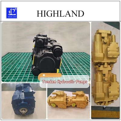 High Pressure Tandem Hydraulic Pumps with Variable Displacement for Mobile Equipment