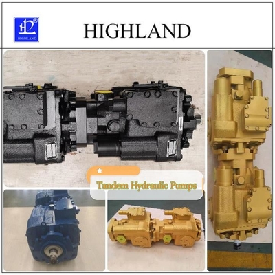 High Pressure Tandem Hydraulic Pumps with Variable Displacement for Mobile Equipment