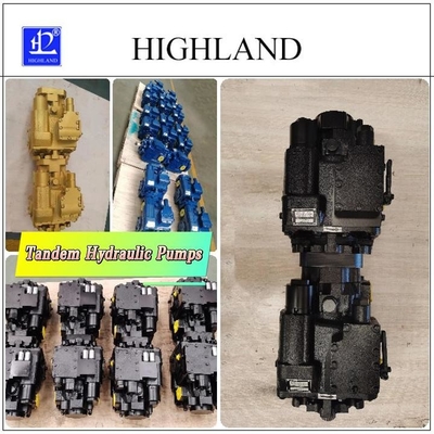 Custom Design Tandem Hydraulic Pumps Variable Displacement for Mobile Applications