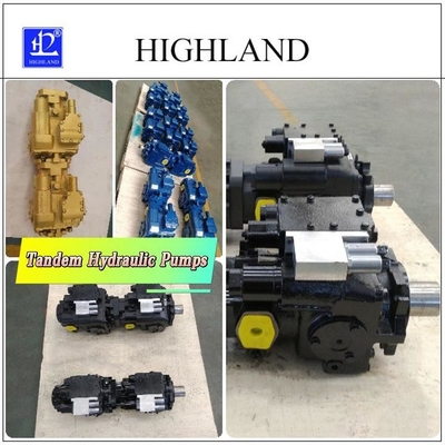 Custom Design Tandem Hydraulic Pumps Variable Displacement for Mobile Applications