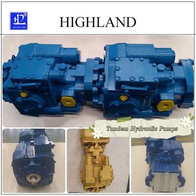 Variable Displacement Tandem Hydraulic Pumps For Max Displacement Of 110 Ml/R
