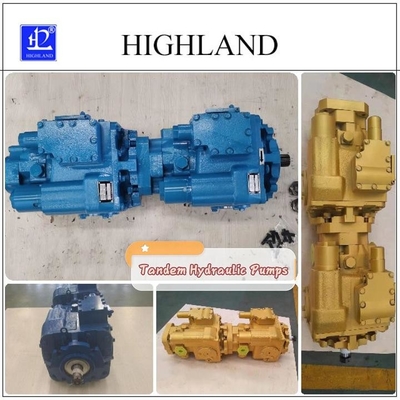 Variable Displacement Tandem Hydraulic Pumps For Max Displacement Of 110 Ml/R