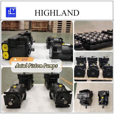 Black Piston Pump With Function In Hydraulic System Components