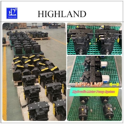 Power Cast Iron Motor Pump System Harvester Hydraulic With Max 90ml/r Displacement
