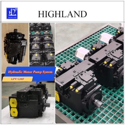 Power Cast Iron Motor Pump System Harvester Hydraulic With Max 90ml/r Displacement