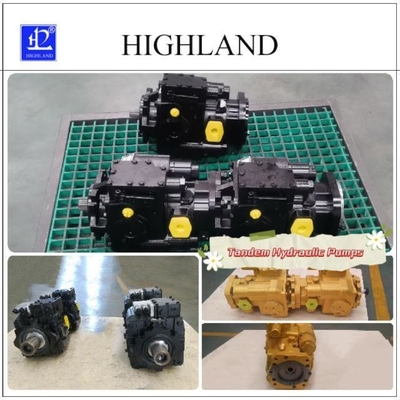Harvester Tandem Piston Pump Manual Loading Mode For Hydraulic System Components