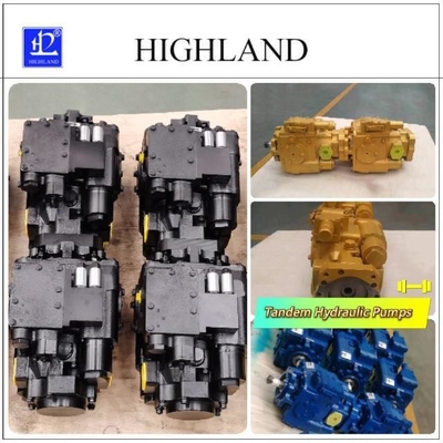 Harvester Tandem Piston Pump Manual Loading Mode For Hydraulic System Components