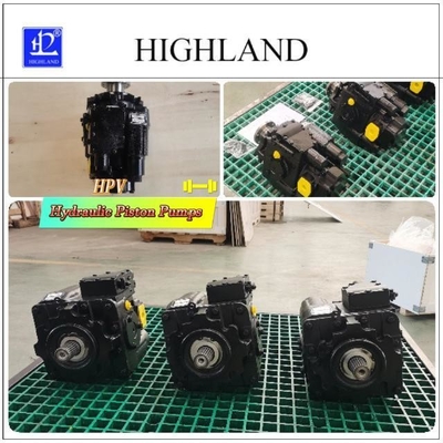 Cast Iron Hydraulic Piston Pump Black Color Hydraulic System Construction Machinery Component