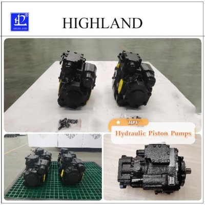 Closed Loop Axial Hydraulic Piston Pump 35Mpa Rated Pressure Black Hydraulic Transmission