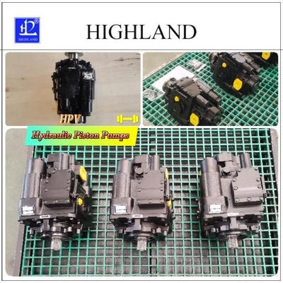 Closed Loop Axial Hydraulic Piston Pump 35Mpa Rated Pressure Black Hydraulic Transmission