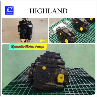 Variable Displacement Axial Piston Pump Black Cast Iron Hydraulic Source Power