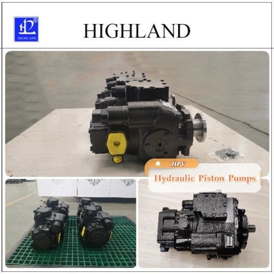 Variable Displacement Axial Piston Pump Black Cast Iron Hydraulic Source Power