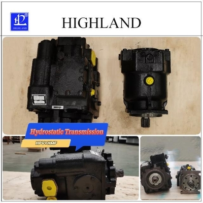 Hydrostatic Transmission Cast Iron Components Hydraulic Drive Mode In Plywood Case