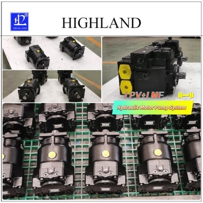 Hydraulic Motor Pump System with Cast Iron Material Customized