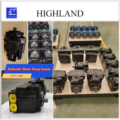 Hydraulic Motor Pump System with Cast Iron Material Customized