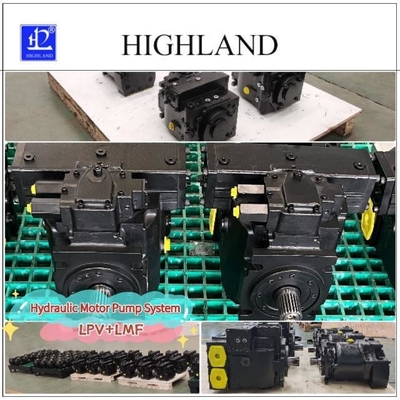 Cast Iron Hydraulic Motor Pump System with Manually Controlled