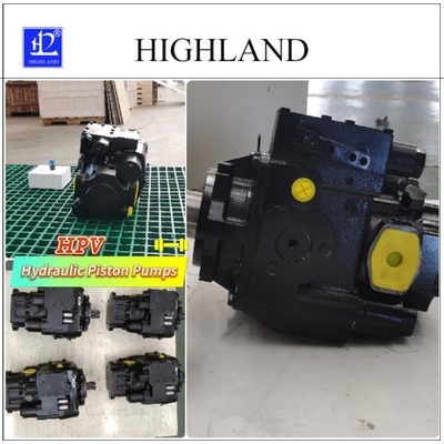 35Mpa Rated Pressure Black Hydraulic Piston Pump for Closed Loop Axial Piston Pump
