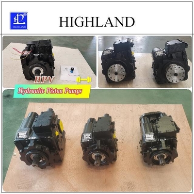 Cast Iron Hydraulic Piston Pump High Pressure Variable Displacement Axial Structure