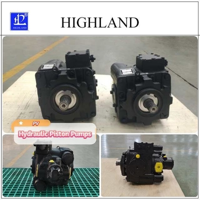 Black Cast Iron Variable Displacement High Pressure Hydraulic Piston Pumps With Closed Loop System