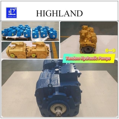 Swash Plate Design Tandem Hydraulic Pumps for Smooth Operation