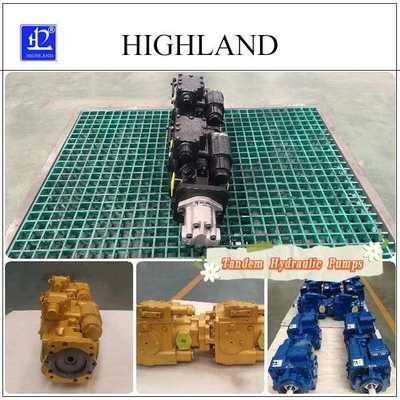 Precision And Reliability Tandem Hydraulic Pumps With Swash Plate Structure